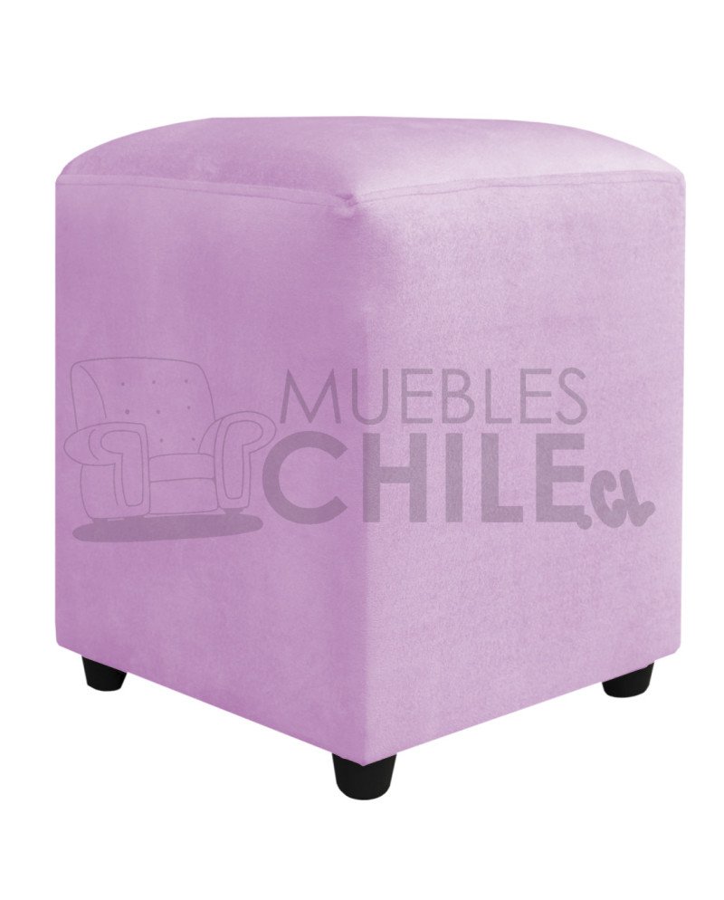Pouf Liso Felpa – Asiento Tapizado en Felpa de Alta Resistencia