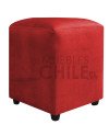 Pouf Liso Felpa – Asiento Tapizado en Felpa de Alta Resistencia