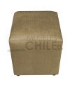 Pouf Liso Felpa – Asiento Tapizado en Felpa de Alta Resistencia