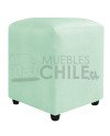 Pouf Liso Felpa – Asiento Tapizado en Felpa de Alta Resistencia