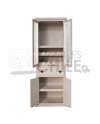 LICORERA 65CM VINTAGE PUERTA CON VIDRIO