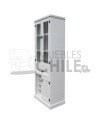 LICORERA 65CM PINTADA BLANCA PUERTA BARRA