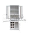LICORERA 65CM PINTADA BLANCA PUERTA BARRA