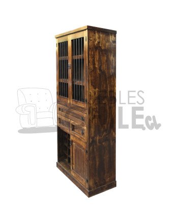 LICORERA 85CM RUSTICA PUERTA BARRA