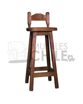 PISO BAR RUSTICO 70CM PINO OREGON X2