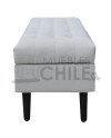 BANQUETA BAUL SIN BRAZOS TAPIZ FELPA
