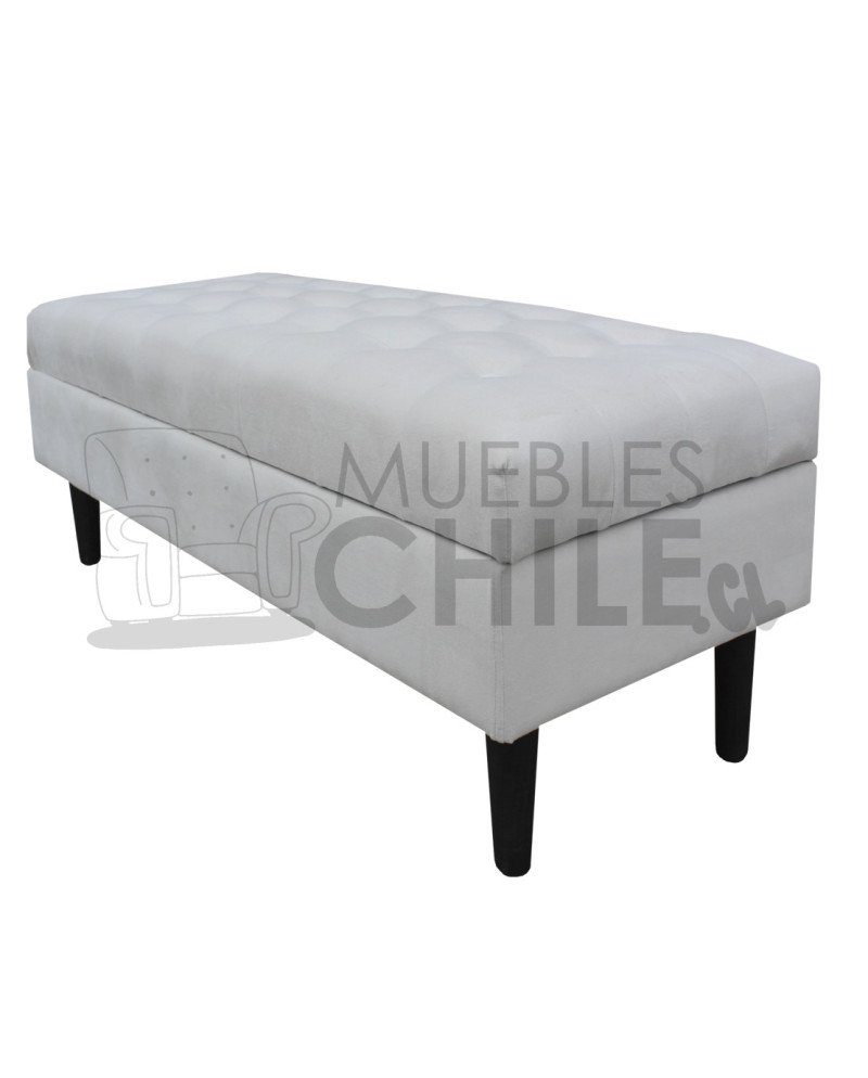 BANQUETA BAUL SIN BRAZOS TAPIZ FELPA