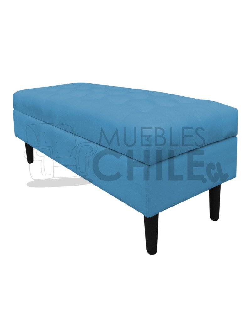 BANQUETA BAUL SIN BRAZOS TAPIZ FELPA