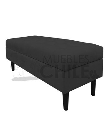 BANQUETA BAUL SIN BRAZOS TAPIZ FELPA