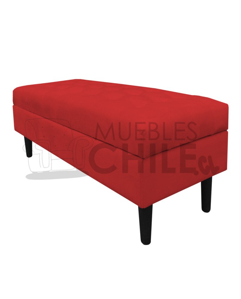 BANQUETA BAUL SIN BRAZOS TAPIZ FELPA