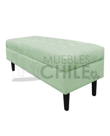 BANQUETA BAUL SIN BRAZOS TAPIZ FELPA