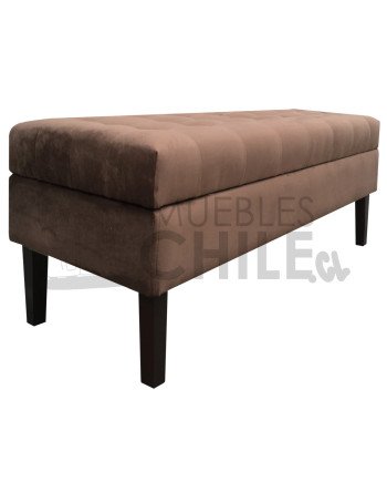 BANQUETA BAUL SIN BRAZOS TAPIZ FELPA
