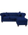 Sofá Chesterfield Seccional Reversible Lino – Elegante y Reforzado