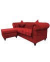 Sofá Chesterfield Seccional Reversible Lino – Elegante y Reforzado