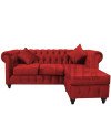 Sofá Chesterfield Seccional Reversible Lino – Elegante y Reforzado