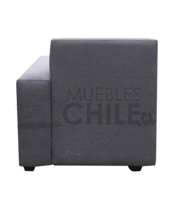 Seccional Mini Mustang Brazo Cuadrado Lino Derecho – Sofá Moderno
