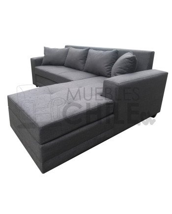 Seccional Mini Mustang Brazo Cuadrado Lino Derecho – Sofá Moderno