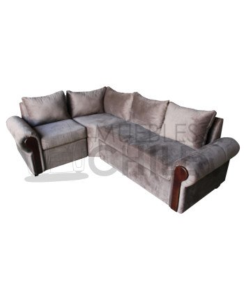 SECCIONAL ELE BRAZO REDONDO IZQUIERDO FELPA