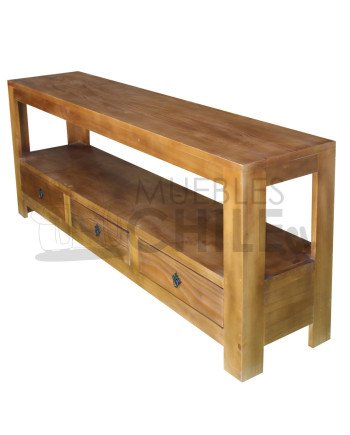 RACK RUSTICO 180CM MADERA