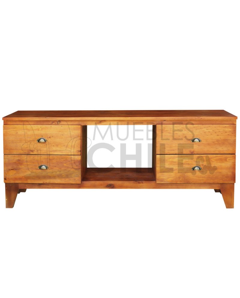 RACK RUSTICO ESPACIO 180CM MADERA