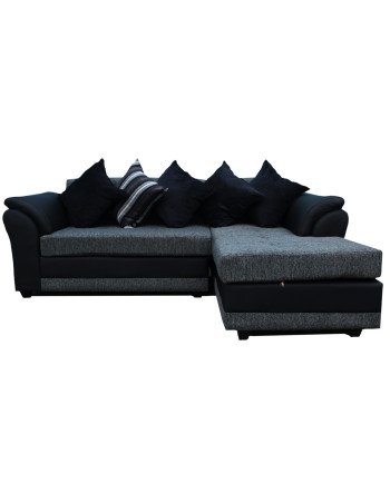 Mini Mustang brazo derecho lino y PU – Muebles Chile