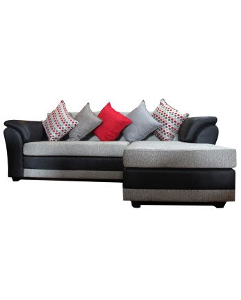 Mini Mustang brazo derecho lino y PU – Muebles Chile