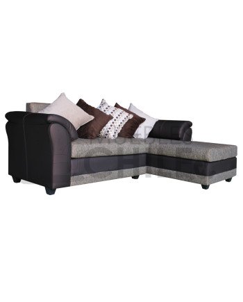 Mini Mustang brazo derecho lino y PU – Muebles Chile