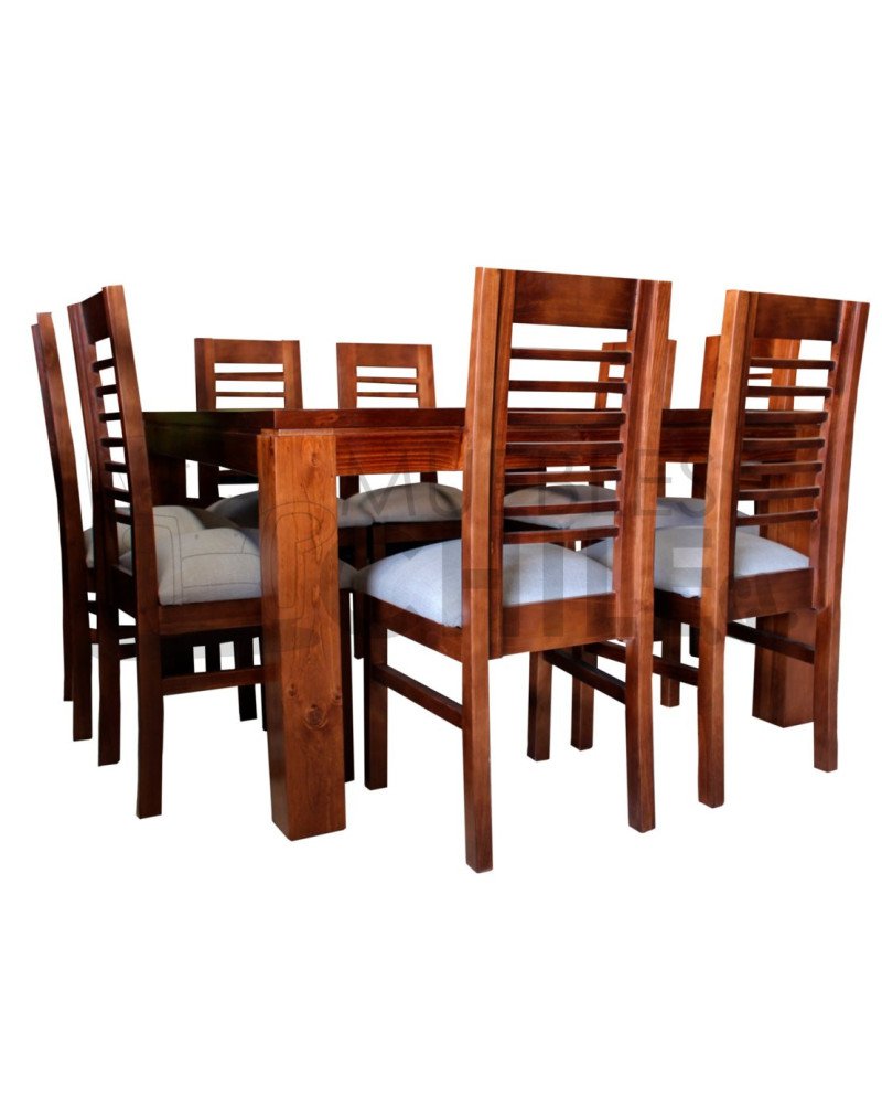 Comedor 8 Sillas Cuadrado Vidrio – Muebles Chile