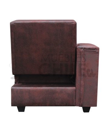 SOFA CAMA SECCIONAL CUERO BONDED IZQUIERDO