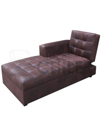 SOFA CAMA SECCIONAL CUERO BONDED IZQUIERDO