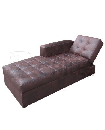 SOFA CAMA SECCIONAL CUERO BONDED IZQUIERDO