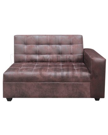 SOFA CAMA SECCIONAL CUERO BONDED IZQUIERDO