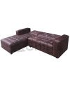 SOFA CAMA SECCIONAL CUERO BONDED IZQUIERDO