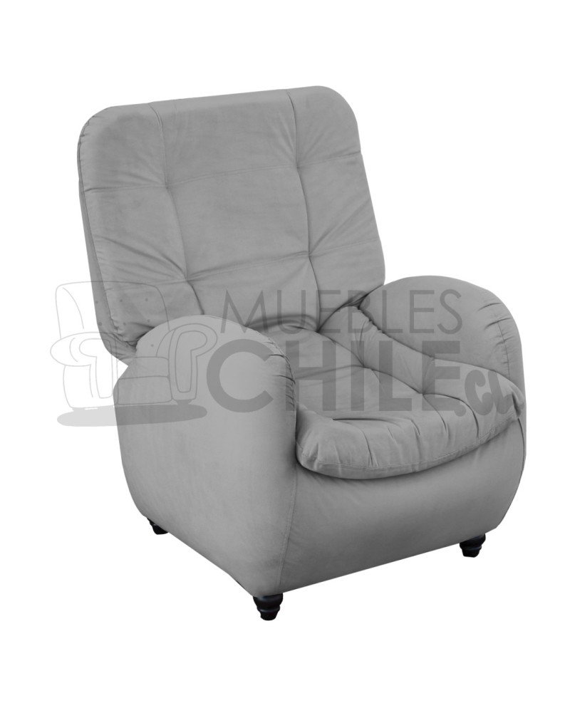 SILLON RECLINABLE TAPIZ FELPA