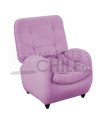 SILLON RECLINABLE TAPIZ FELPA