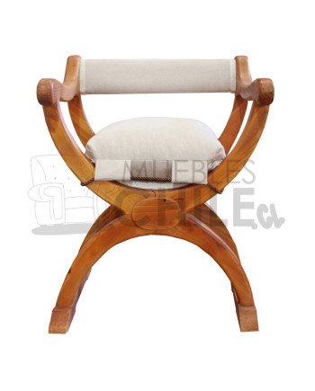 POLTRONA CURUL RUSTICO X2 FELPA