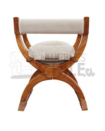 POLTRONA CURUL RUSTICO X2 FELPA
