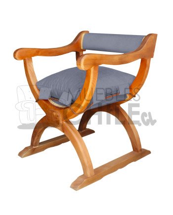 POLTRONA CURUL RUSTICO X2 FELPA