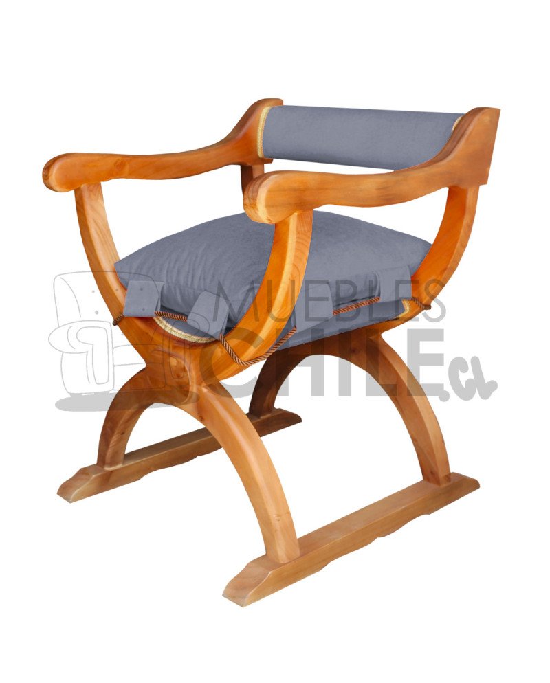 POLTRONA CURUL RUSTICO X2 FELPA