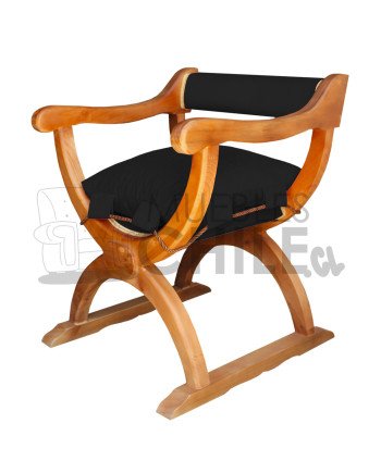 POLTRONA CURUL RUSTICO X2 FELPA