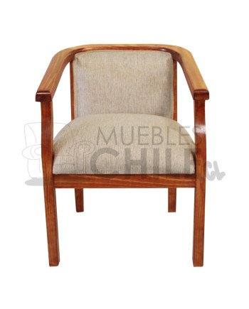 Poltrona Curul Herradura en lino – Estilo y confort