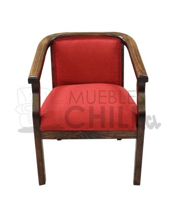 Poltrona Curul Herradura en lino – Estilo y confort