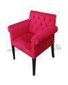 Poltrona Capitone Felpa | Brazo redondo, estilo y confort