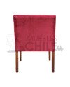 Poltrona Capitone Felpa Brazo Cuadrado | Elegancia y confort