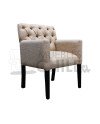 Poltrona Capitone lino Brazo Cuadrado | Elegancia y confort