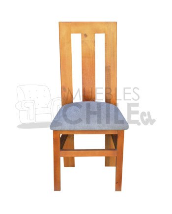 Silla Rústica Listón X8 Tapiz Lino | Estilo y Resistencia