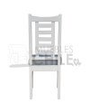 Silla Pucon Blanca Tapiz Lino | MueblesChile.cl