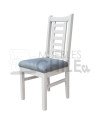 Silla Pucon Blanca X4 Tapiz Lino | MueblesChile.cl