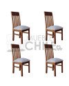 Silla Italia Tapiz Lino X4 | MueblesChile.cl