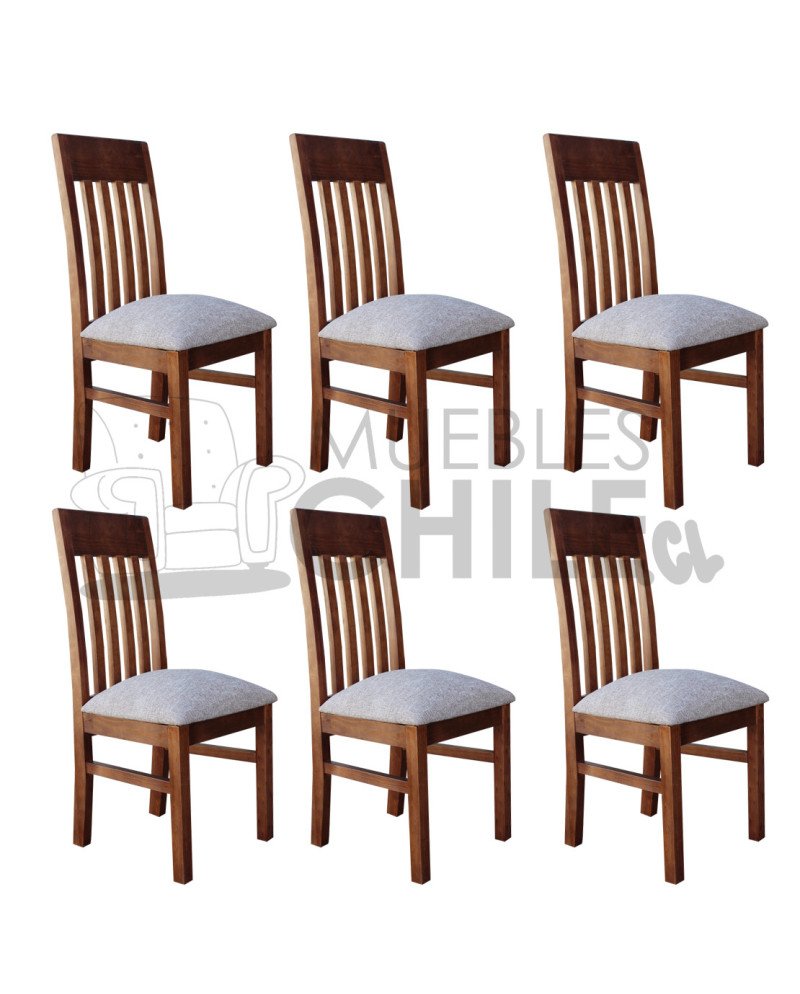 Silla Italia Tapiz Lino X10 | MueblesChile.cl